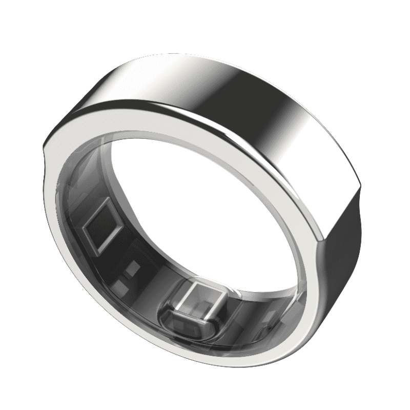 SOXAI Ring マットシルバー 18号皮膚温度センサー - ボディ・フェイスケア